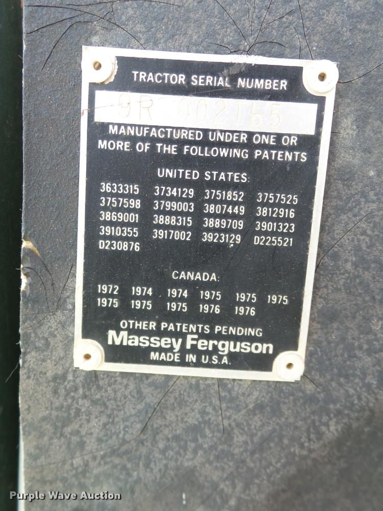 image for item L6631 1978 Massey-Ferguson 2675 tractor