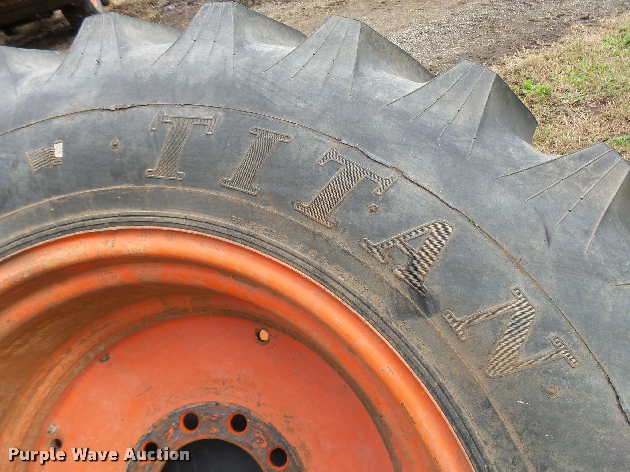 (2) Titan 18.430 tires and wheels in Mt. Hope, KS Item DA9850 sold Purple Wave
