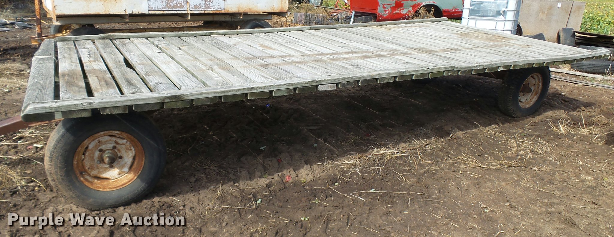 Trosco hay wagon in Mt. Hope, KS | Item DA9879 sold | Purple Wave