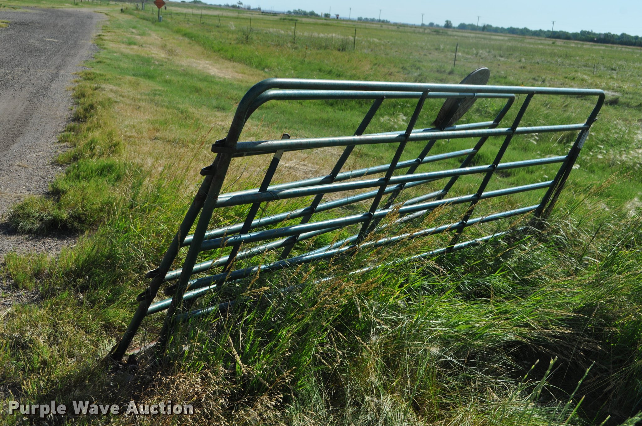 Cattle panels with head gate in Julesburg, CO Item G7414 sold