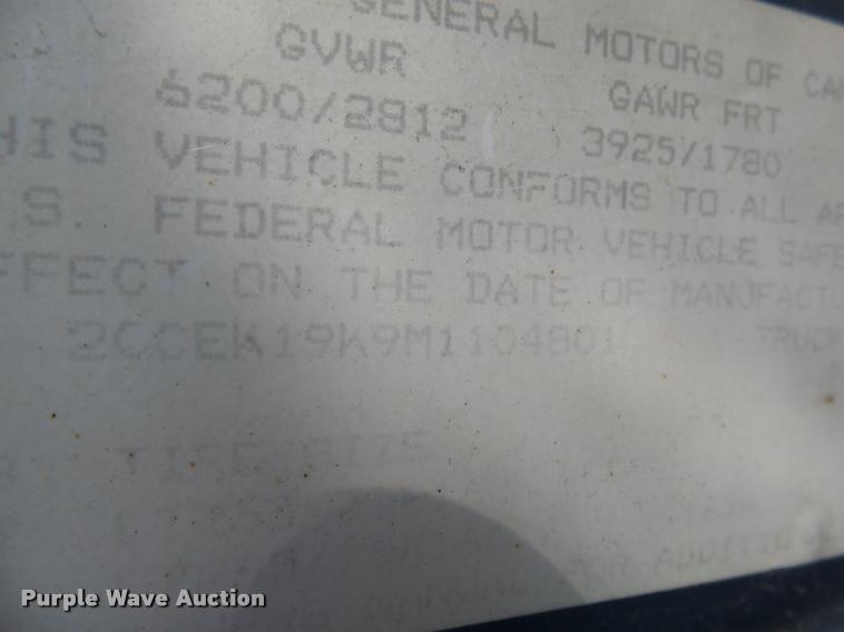 image for item AL9094 1991 Chevrolet 1500 Z71 Ext. Cab pickup truck