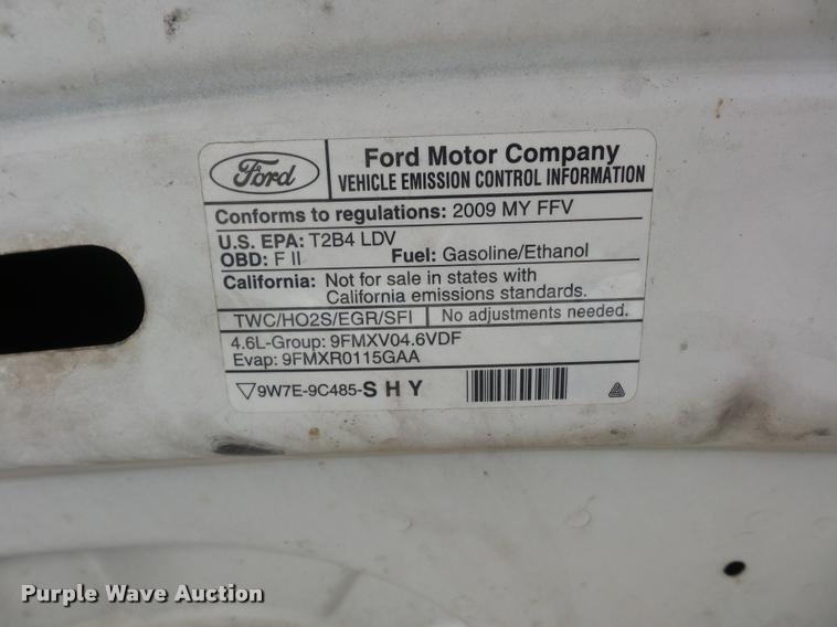 image for item BK9579 2009 Ford Crown Victoria Police Interceptor