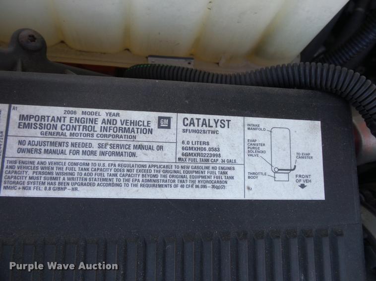 image for item BK9597 2006 Chevrolet Silverado 2500HD pickup truck