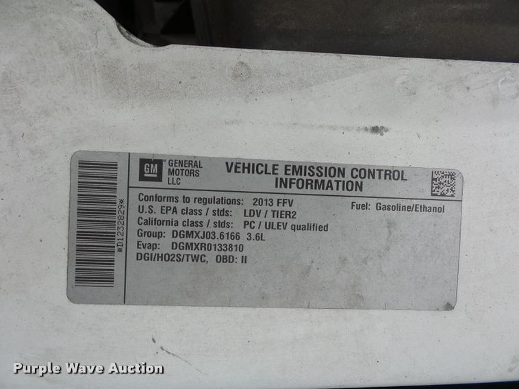 image for item BK9606 2013 Chevrolet Impala Police Cruiser