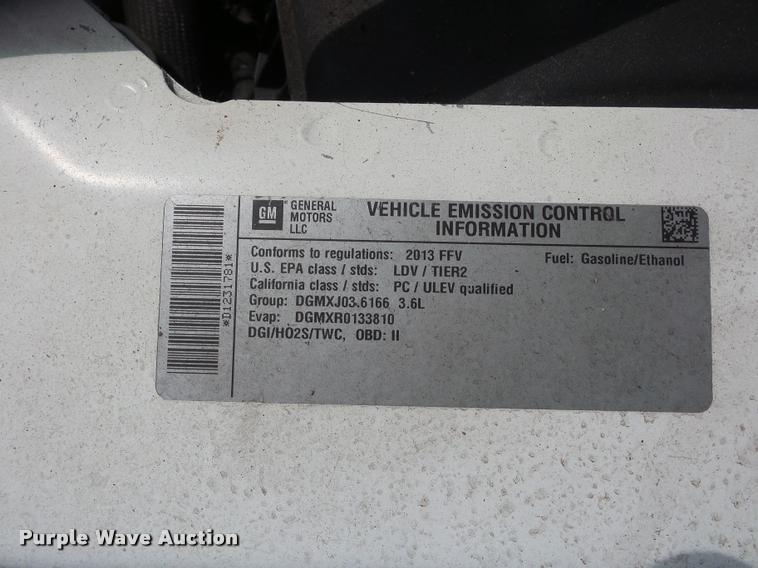 image for item BK9616 2013 Chevrolet Impala Police Cruiser