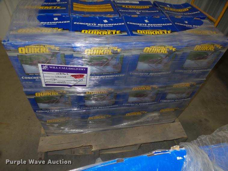 image for item BX9221 (66) boxes of Quikrete concrete resurfacer