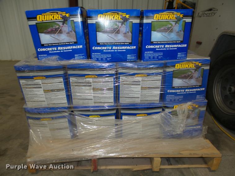 image for item BX9221 (66) boxes of Quikrete concrete resurfacer