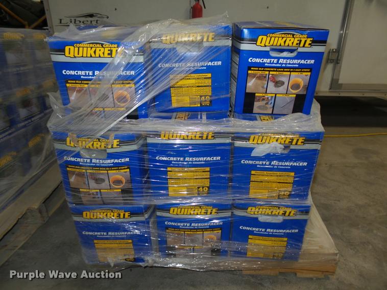 image for item BX9221 (66) boxes of Quikrete concrete resurfacer
