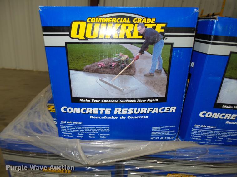 image for item BX9221 (66) boxes of Quikrete concrete resurfacer