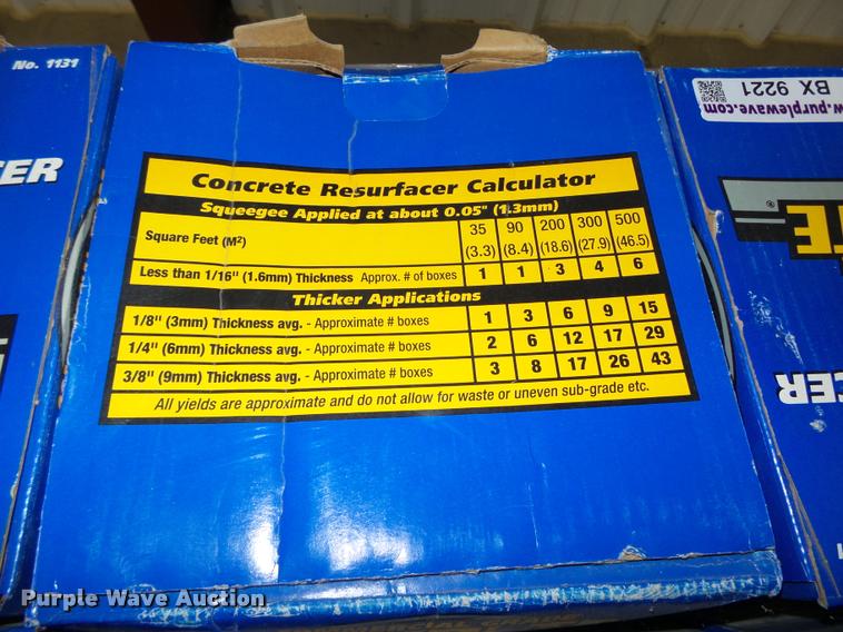 image for item BX9221 (66) boxes of Quikrete concrete resurfacer