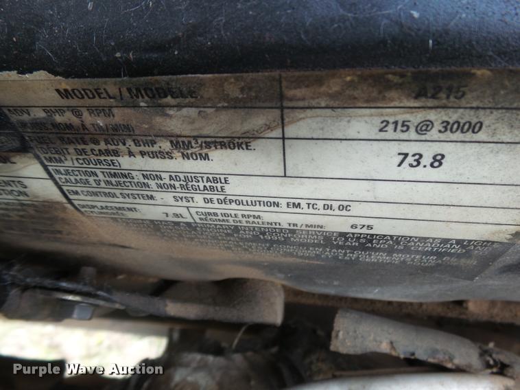 image for item BY9597 1995 Ford F450 Super Duty XLT flatbed truck