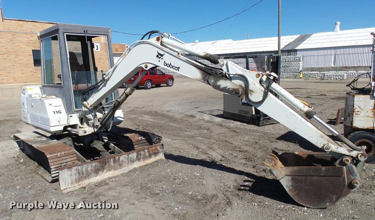 image for item CA9952 Bobcat 116 compact excavator