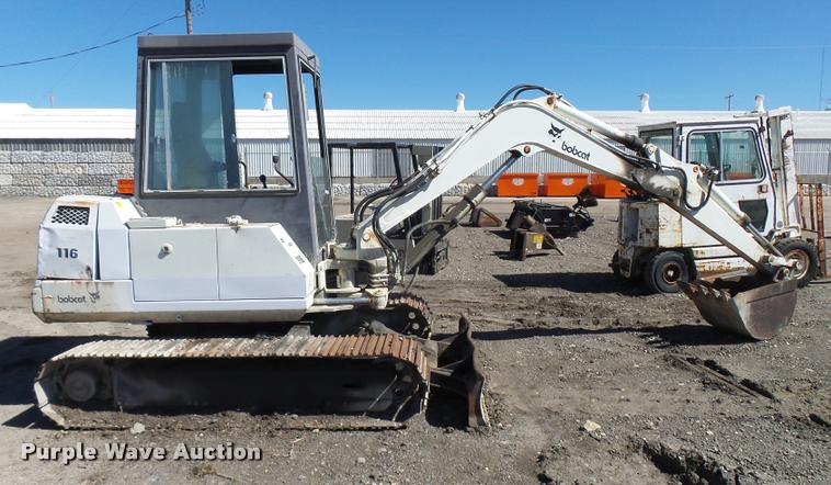 image for item CA9952 Bobcat 116 compact excavator
