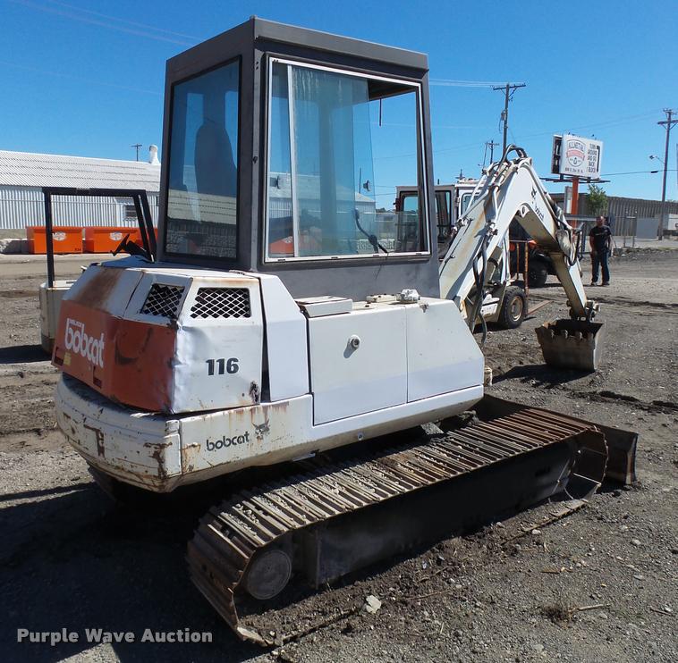 image for item CA9952 Bobcat 116 compact excavator