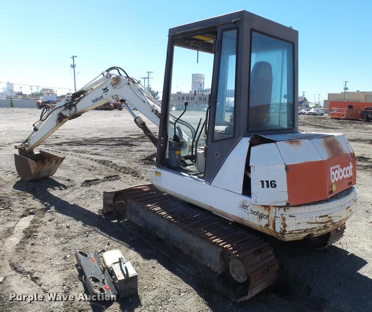 image for item CA9952 Bobcat 116 compact excavator