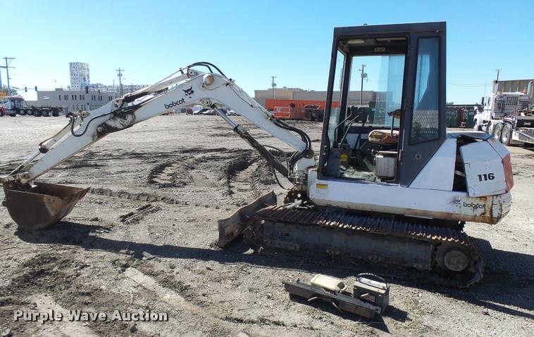 image for item CA9952 Bobcat 116 compact excavator