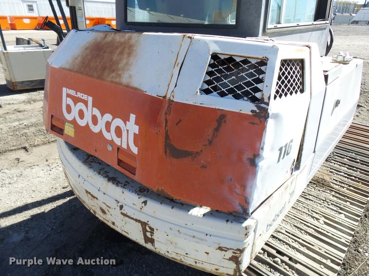 image for item CA9952 Bobcat 116 compact excavator