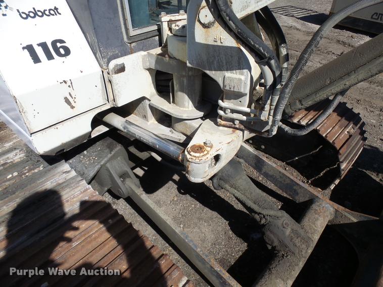 image for item CA9952 Bobcat 116 compact excavator