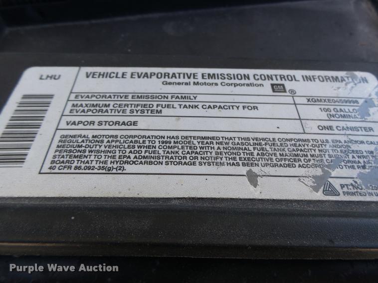 image for item CC9399 1999 Chevrolet 2500 pickup truck