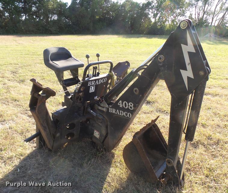 image for item DA9834 Bradco 408 skid steer backhoe attachment