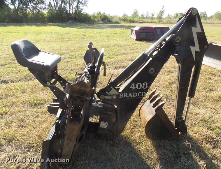 image for item DA9834 Bradco 408 skid steer backhoe attachment