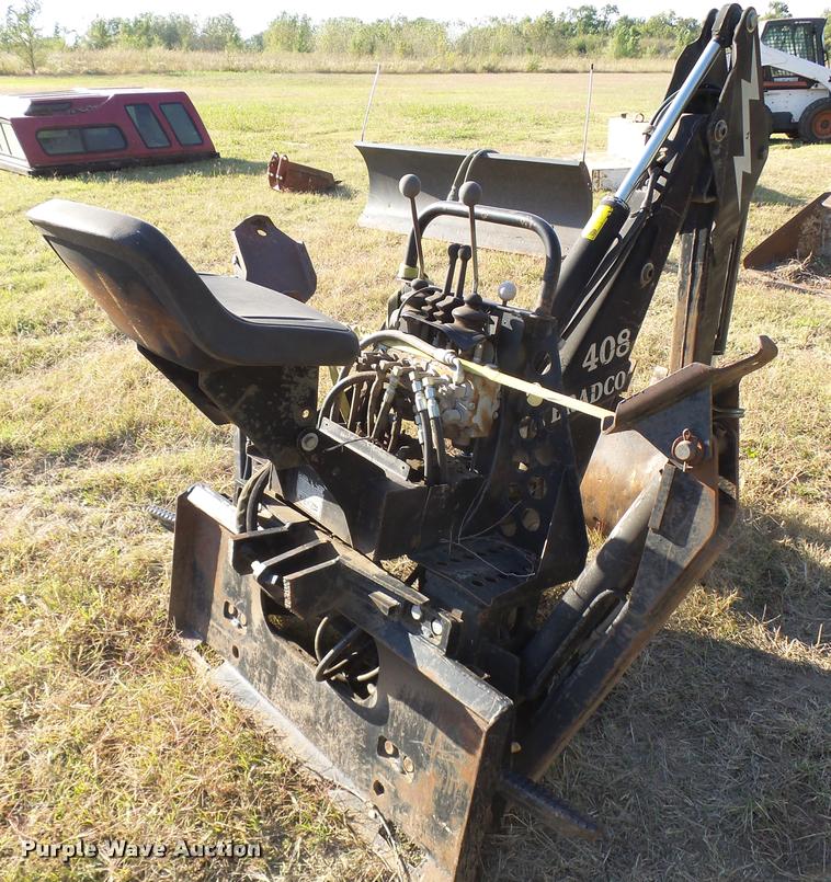 image for item DA9834 Bradco 408 skid steer backhoe attachment
