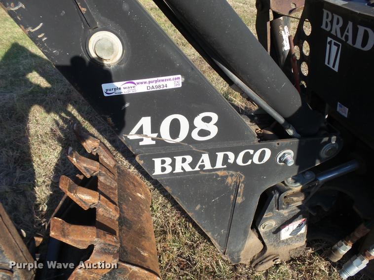 image for item DA9834 Bradco 408 skid steer backhoe attachment