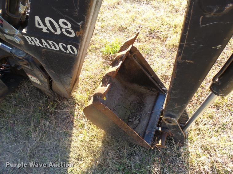 image for item DA9834 Bradco 408 skid steer backhoe attachment