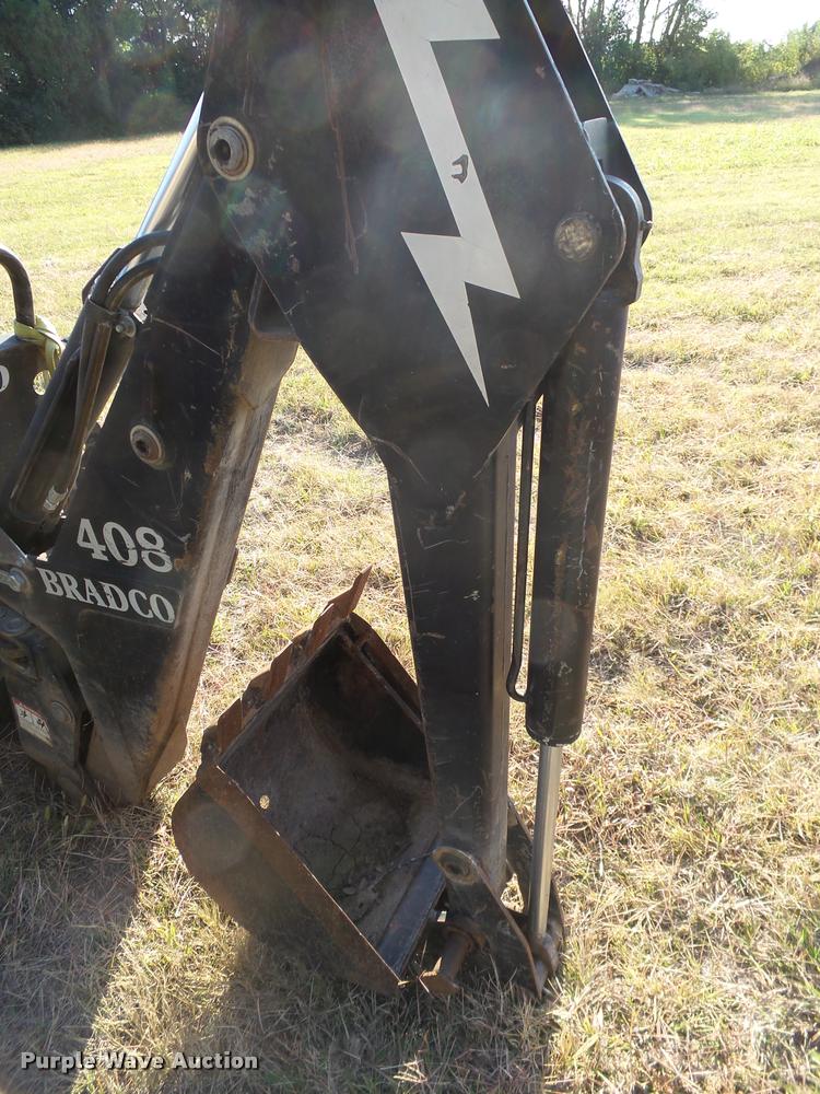 image for item DA9834 Bradco 408 skid steer backhoe attachment