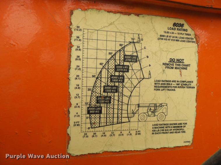 image for item DA9921 JLG Sky Trak B8400 telehandler