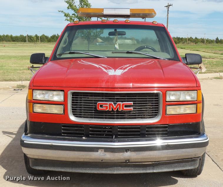 image for item DB4542 1998 GMC Sierra 3500HD SLE rollback truck