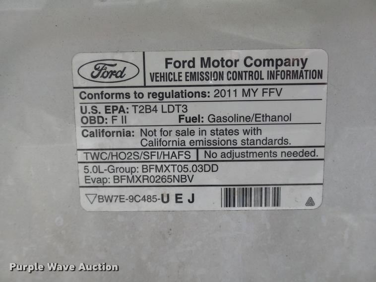 image for item DB4550 2011 Ford F150 Lariat Special Edition SuperCrew pickup truck