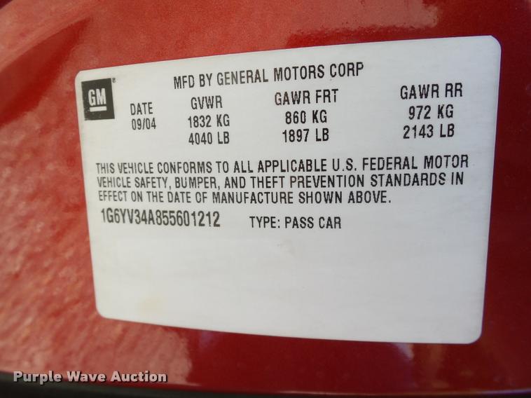 image for item DB4551 2005 Cadillac XLR convertible