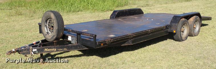 image for item DB4558 2006 Maxey equipment trailer
