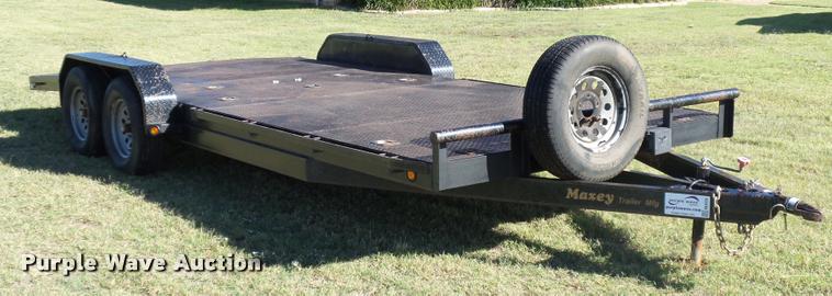 image for item DB4558 2006 Maxey equipment trailer