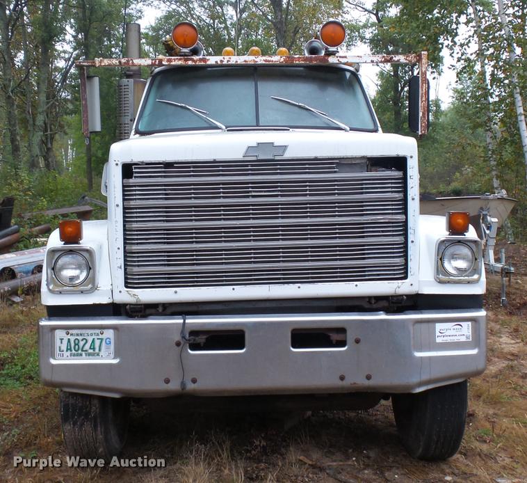 image for item J1634 1979 Chevrolet Bruin truck with tree spade