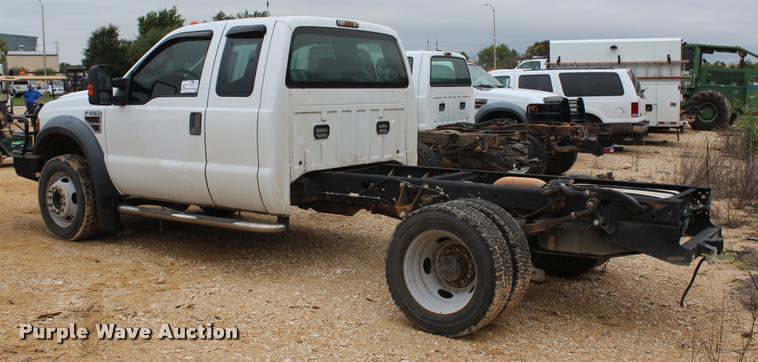 image for item K1948 2010 Ford F550 Super Duty XL SuperCab truck cab and chassis