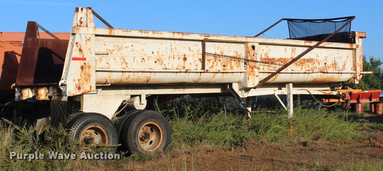 image for item K1954 1984 Cherokee end dump trailer