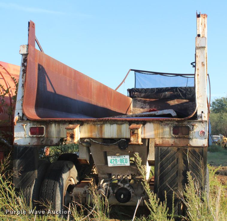 image for item K1954 1984 Cherokee end dump trailer