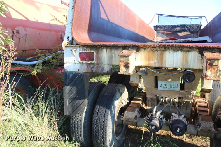 image for item K1954 1984 Cherokee end dump trailer