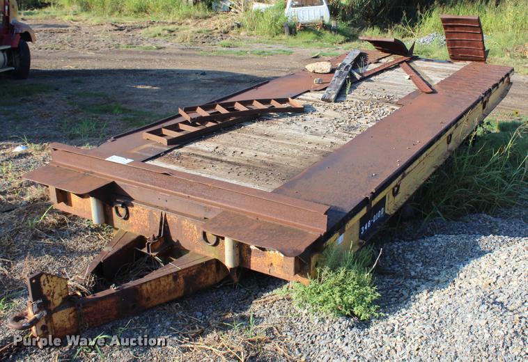 image for item K1966 Shop built equipment trailer