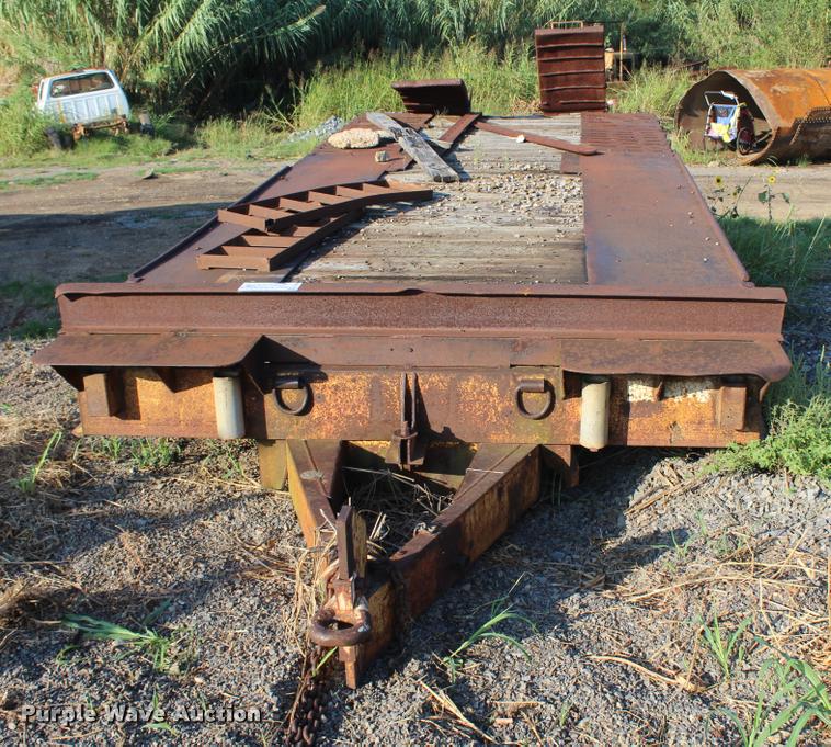image for item K1966 Shop built equipment trailer