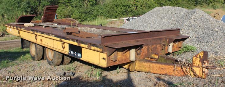 image for item K1966 Shop built equipment trailer