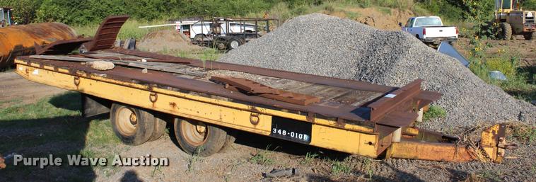 image for item K1966 Shop built equipment trailer