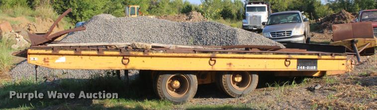 image for item K1966 Shop built equipment trailer