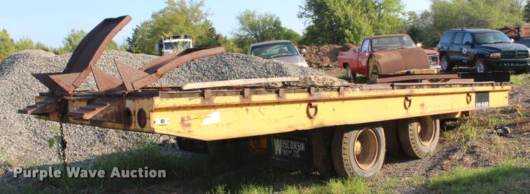 image for item K1966 Shop built equipment trailer