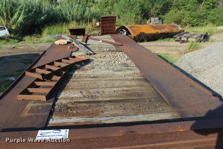 image for item K1966 Shop built equipment trailer