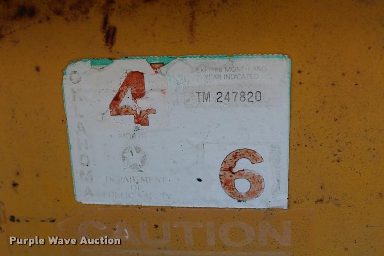 image for item K1966 Shop built equipment trailer