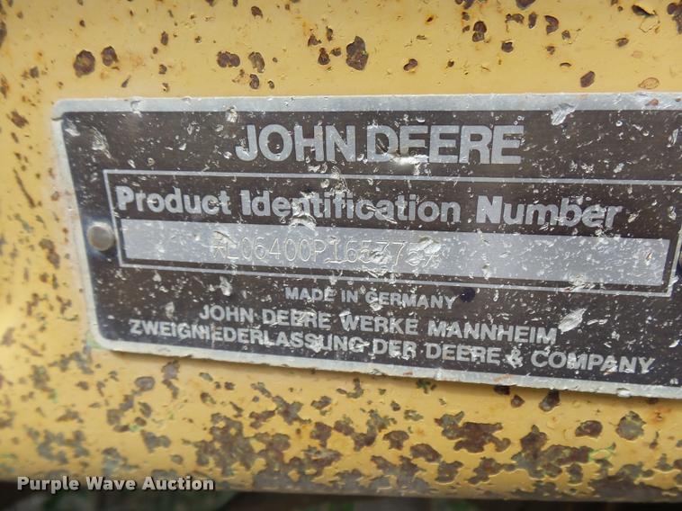 image for item K3056 John Deere 6400 tractor