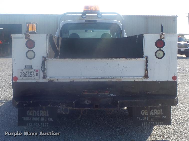 image for item K7722 2004 Ford F550 XL Crew Cab utility bed